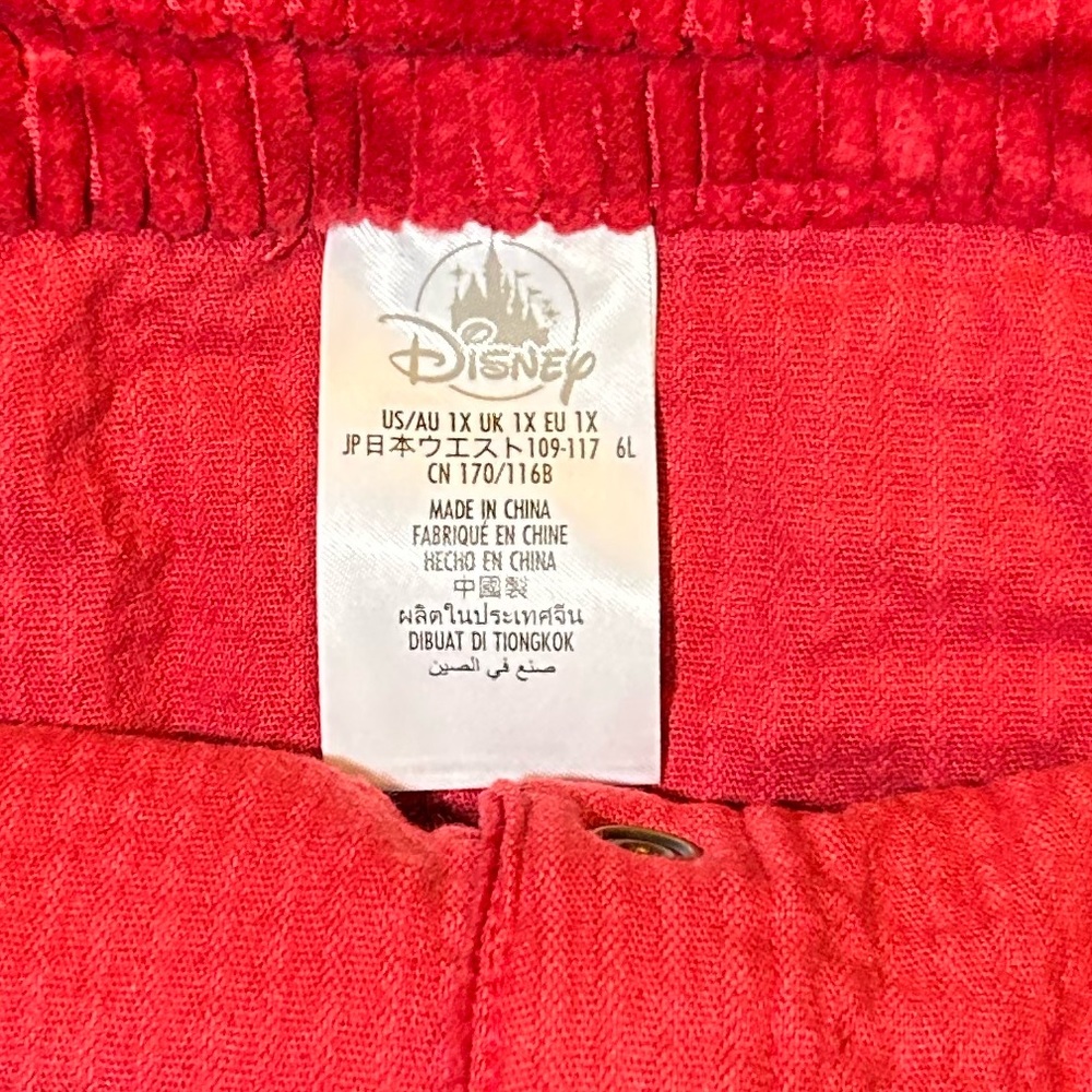 Disneys Turning Red Corduroy Mini Skirt with Fun Graphics curve plus - Picture 4 of 6
